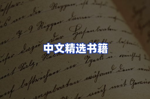 中文精选书籍